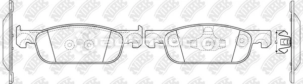 Колодки тормозные NIBK pn0773: фото, цена, описание, применимость ...