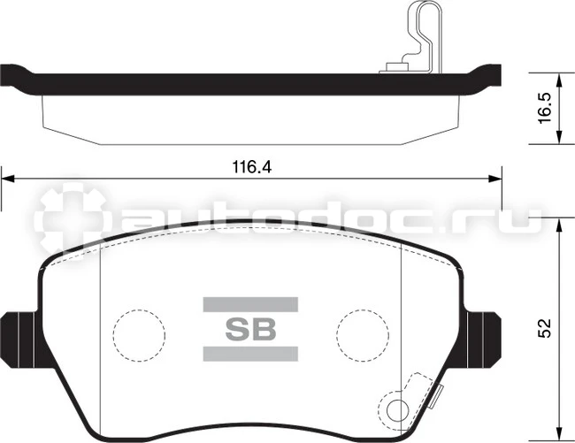 Sp1564 колодки на весту