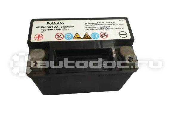 Купить аккумулятор VOLVO 31296300 8 А/ч 12V 120EN прямой полярности в ...