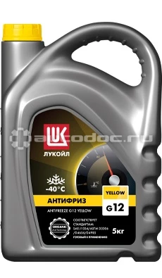 Антифриз лукойл g12 желтый
